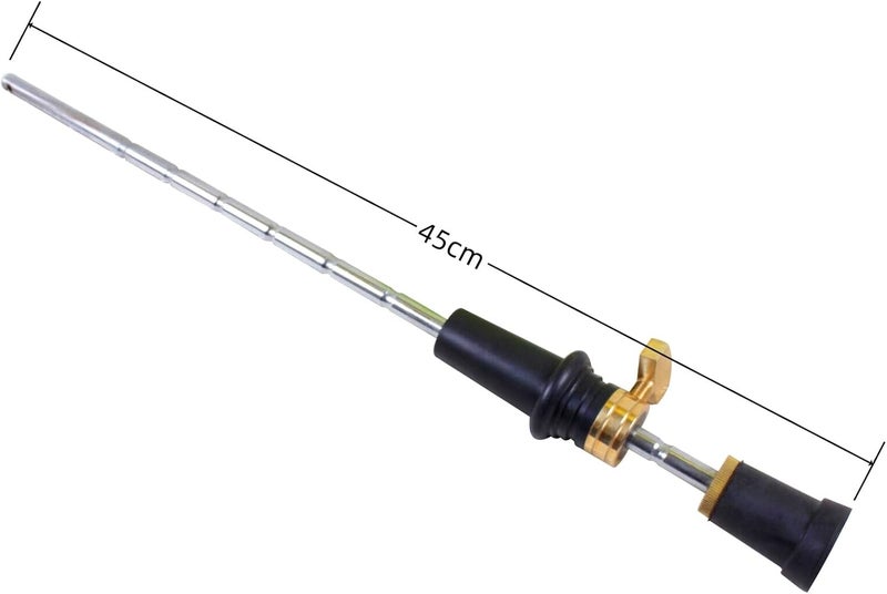 YoungMonic 4/4 3/4 Upright Bass Endpin Metal Stick And Ebony Wood Bottom Strong Light Rubber Bottom - Image 2